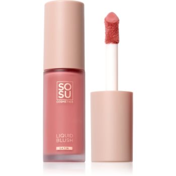 SOSU Cosmetics Liquid Blush Satin fard de obraz lichid - imagine 2
